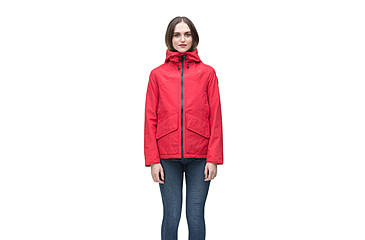 Image of Nobis Harriet Rain Jacket - Womens, Red, Extra Small, HARRIET-RED-XS