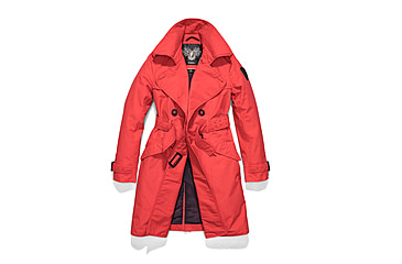 Image of Nobis Justice Trench - Womens, Red, XXS, JUSTICE-RED-XXS