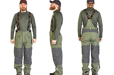 Image of Norfin Alpha Bibs - Mens, Light Green, Large, 646703-L