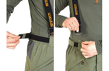 Image of Norfin Alpha Bibs - Mens, Light Green, Large, 646703-L