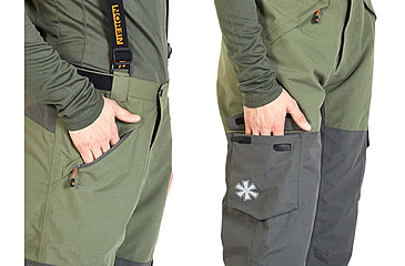 Image of Norfin Alpha Bibs - Mens, Light Green, Large, 646703-L