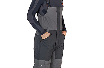 Image of Norfin Boat Insulated Rain Bibs - Men's, Gray Black, Large, 677803-L