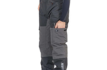 Image of Norfin Boat Insulated Rain Bibs - Men's, Gray Black, Large, 677803-L