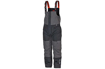 Image of Norfin Boat Insulated Rain Bibs - Men's, Gray Black, Large, 677803-L