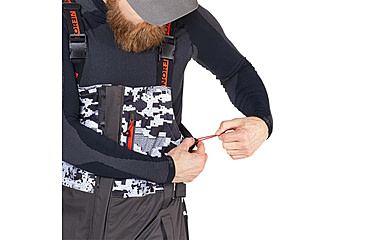 Image of Norfin Pro Dry 3 Rain Bibs - Men's, Camo, Large, 514903-L