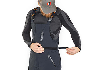 Image of Norfin Norfin Rebel Pro Insulated Rain Bibs - Men's, Gray, 3XL, 586006-XXXL