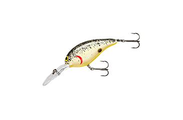 Image of Norman Lures Deep Baby N Crankbait, 2ft, 1/4 oz, Gel-Coat, Black Splat, NMDLN139