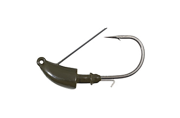 Image of Northland Fishing Tackle Cabbage Crusher Jig, Green Pumpkin, 3/16oz, NL-CCR35-40