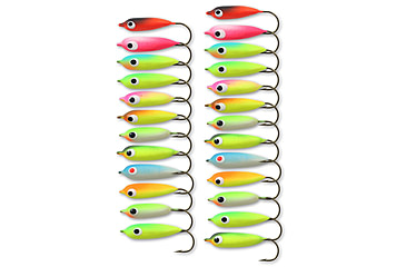 Image of Northland Fishing Tackle Gum-Drop Floater Jig, 3 Card, Assorted, #2, NL-PJ2-99