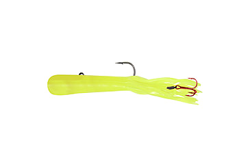Image of Northland Fishing Tackle Level-Head Predator Tube Lure, Super-Glo Chartreuse, 3/4oz, NL-LHPT7-10