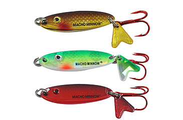 Image of Northland Fishing Tackle Macho Minnow Spoon, G Shine,Perch, Redfish, 1/8 oz, NL-MOM3K-3-99