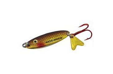 Image of Northland Fishing Tackle Macho Minnow Spoon, Gold Shiner, 1/8 oz, NL-MOM3-12