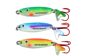 Image of Northland Fishing Tackle Macho Minnow Spoon, Perch,Chub, Rainbow, 1/4 oz, NL-MOM4K-3-99