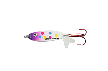 Image of Northland Fishing Tackle Macho Minnow Spoon, Purple Wonder, 1/8 oz, NL-MOM3-465