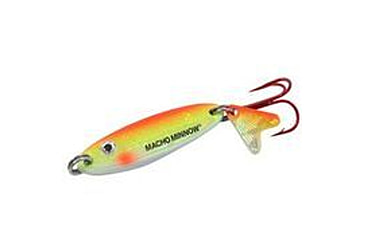Image of Northland Fishing Tackle Macho Minnow Spoon, S-Glo Chub, 1/4 oz, NL-MOM4-24