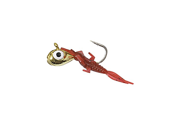 Image of Northland Fishing Tackle Rigged Tungsten Mayfly Jig, Gold, 1/28 oz, NL-TMR12-12