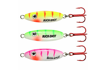 Image of Northland Fishing Tackle UV Buck-Shot Spoon, Assorted, 1/8 oz, NL-BRUVS3K-3-99