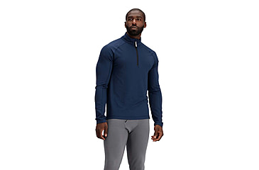 Image of Obermeyer Flex 1/4 Zip Tops - Mens, Admiral, Large, Regular, 29016-21174-L