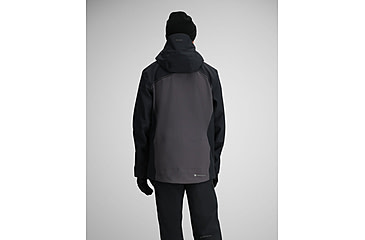 Image of Obermeyer Foraker Shell Jacket - Mens, Black, Extra Large, 22049-16009-XL