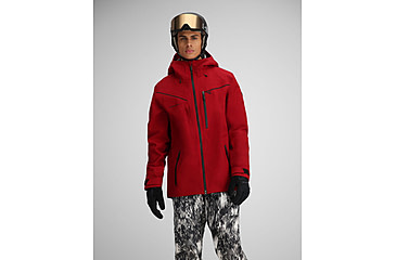 Image of Obermeyer Foraker Shell Jacket - Mens, Rustic Red, Medium, 22049-24046-M