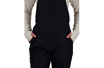 Image of Obermeyer Malta Bib Overalls - Women's, 12 US, Regular Inseam, Black, 15032-16009-12