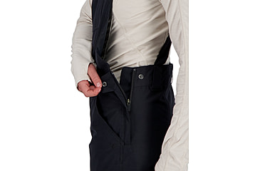 Image of Obermeyer Malta Bib Overalls - Women's, 12 US, Regular Inseam, Black, 15032-16009-12