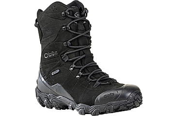 Image of Oboz Bridger 10in Insulated B-DRY Winter Boots - Mens, Medium, Black Sea, 9.5 US, 82501-189-9.5-Medium