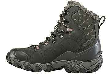 Image of Oboz Bridger 7in Insulated B-DRY Winter Shoes - Womens, Black, 9, Medium, 82202-Black-Medium-9