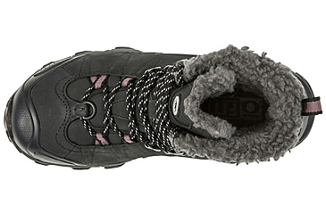 Image of Oboz Bridger 7in Insulated B-DRY Winter Shoes - Womens, Black, 6, Medium, 82202-Black-Medium-6