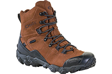 Image of Oboz Bridger 8in Insulated Waterproof Boots - Mens, Grizzly, 10, Medium, 82001-916-10-Medium