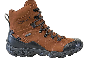 Image of Oboz Bridger 8in Insulated Waterproof Boots - Mens, Grizzly, 10, Medium, 82001-916-10-Medium