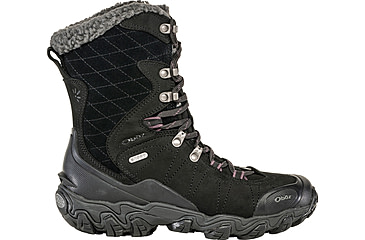 Image of Oboz Bridger 9in Insulated B-DRY Winter Boots - Womens, Wide, Black Sea, 8 US, 82802-189-8-Wide