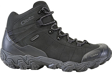 Image of Oboz Bridger Mid B-DRY Hiking Shoes - Mens, Wide, Black Sea, 10.5, 22101-189-10.5-Wide