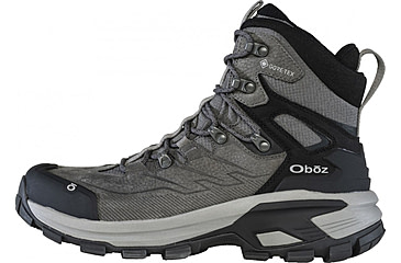 Image of Oboz Bridger Ridge Mid GTX Hiking Shoes - Mens, Gunmetal Black, 10.5, 25001-151-10.5