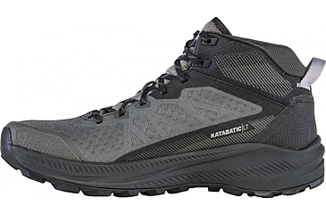 Image of Oboz Katabatic LT Mid Hiking Shoes - Mens, Charcoal, 14, 45101-102-14
