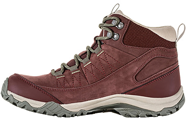 Image of Oboz Ousel Mid B-Dry Wide Hiking Boots - Womens, Port, 6.5, 72002-Port-Wide-6.5