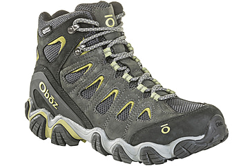 Image of Oboz Sawtooth II Mid B-DRY Hiking Shoes - Mens, Dark Shadow / Woodbine Green, 9, Wide, 23701-DkSh/WdGrn-9-Wide