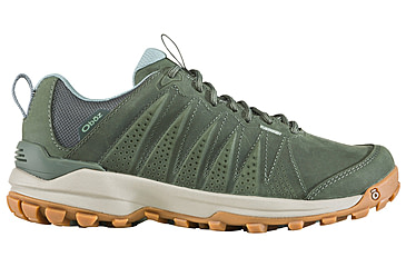 Image of Oboz Sypes Low Leather B-DRY Hiking Shoes - Womens, Thyme, 5.5, Medium, 76102-Thyme-Medium-5.5