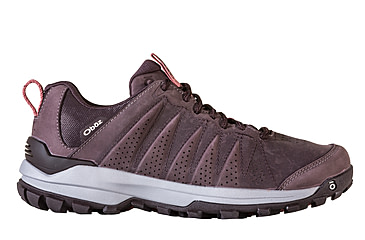 Image of Oboz Sypes Low Leather B-DRY Hiking Shoes - Women's, Peppercorn, 6.5, Wide, 76102-Peppercorn-Wide-6.5