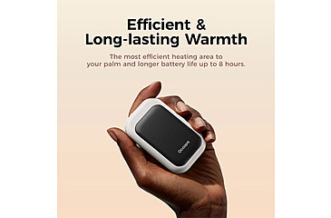 Image of Ocoopa UT4 Young Plus Hand Warmer Rechargeable, Black on White, UT3056-BK-WH-Plus
