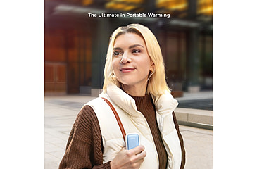 Image of Ocoopa UT4 Young Plus Hand Warmer Rechargeable, Blue on White, UT3056-BU-WH-Plus