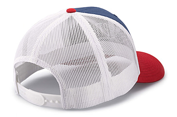 Image of OPMOD Trucker Hat Embroidered Patch, Lt. Navy/White/Red, OPMLt. Na/Red-Lt