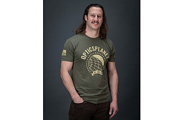 Image of OpticsPlanet Exclusive Est. 2000 Limited Edition T-Shirt - Men's, Military Green, Large, NL6010-OP25-MG-L