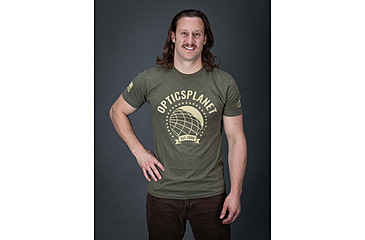 Image of OpticsPlanet Exclusive Est. 2000 Limited Edition T-Shirt - Men's, Military Green, Large, NL6010-OP25-MG-L