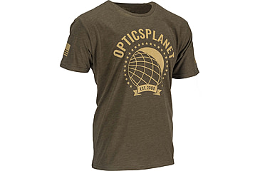 Image of OpticsPlanet Exclusive Est. 2000 Limited Edition T-Shirt - Men's, Military Green, Small, NL6010-OP25-MG-S