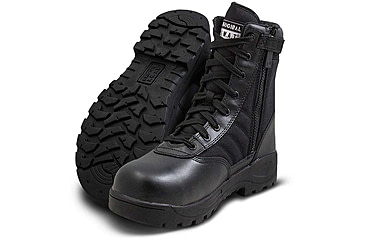 Image of Original S.W.A.T. Classic 9in. Light Safety Toe SZ Wide Tactical Boots, Black, 12.0W, 116001-12.0-W