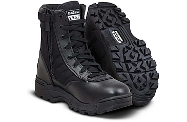 Image of Original S.W.A.T. Classic 9in. Side Zip Wide Tactical Boots, Black, 14 Wide, 115201-14.0-W