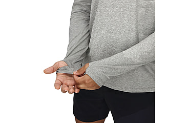 Image of Outdoor Research ActiveIce Spectrum Sun Hoodie - Mens, Grey Heather, Small, 3223761050-S