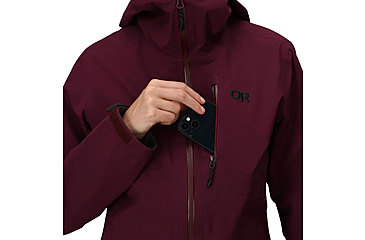 Image of Outdoor Research Aspire 3L Jacket - Womens, Winterberry, Large, 3221072939008