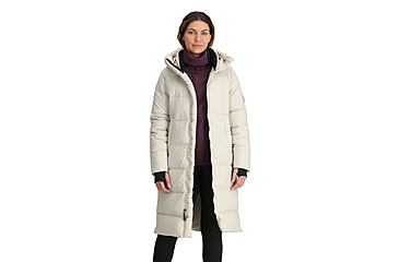 Image of Outdoor Research Coze Down Parka - Womens, Oyster, Extra Small, 2775892652005